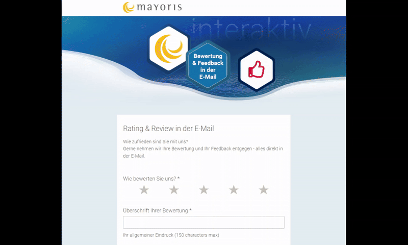 Interactive product reviews